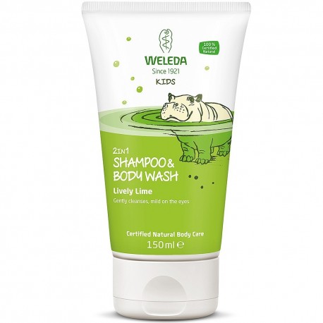 WELEDA Shampoo e Gel 2 in 1 Kids Sparkling Lime