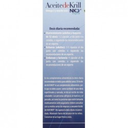 Óleo de Krill Nko 100% Natural 80 Cápsulas de 500 mg