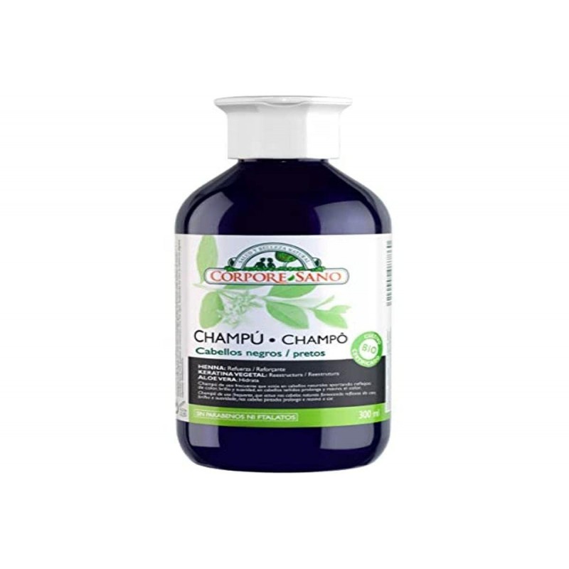 Corpore Sano Henna Shampoo 300 ml Organic Black Hair Corpore Sano Henna Shampoo 300 ml Organic Black Hair
