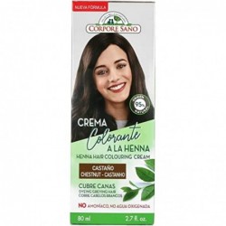 Corpore Sano Crema Colorante Cabello Castaño 80 ml