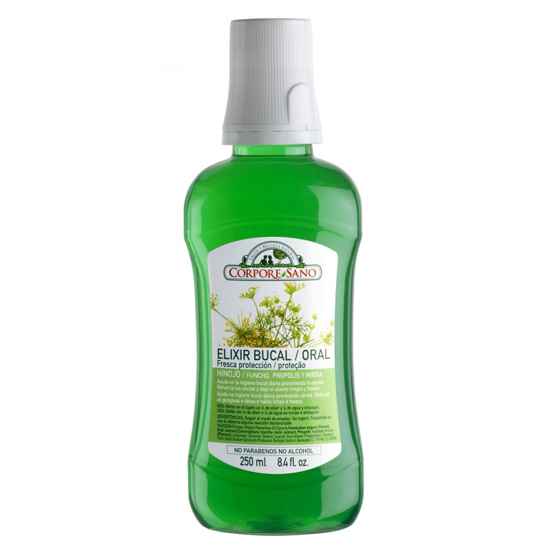 Corpore Sano Elixir Oral Myrrhe, Propolis et Fenouil 250 ml Corpore Sano Elixir Oral Myrrhe, Propolis et Fenouil 250 ml