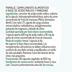 Granero Supplements Pomalic Plus Apfelsäure 60 VKapseln