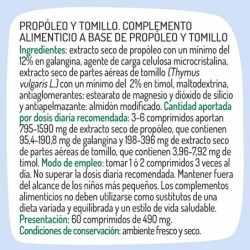 Granero Supplements Propolis + Thyme 60 Tablets