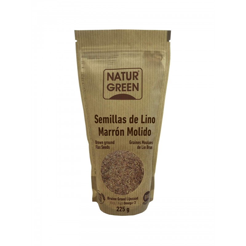Naturgreen Lino Marrone Macinato Biologico 225g