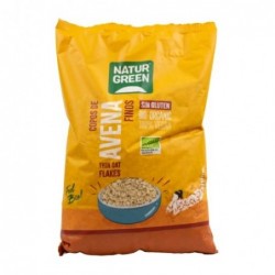 Naturgreen Flocons d'Avoine Fins Bio Sans Gluten 1Kg
