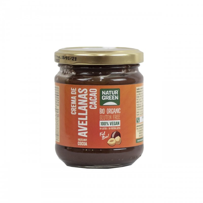 Naturgreen Crema Di Cioccolato Alla Nocciola Senza Latte 200g Naturgreen Crema Di Cioccolato Alla Nocciola Senza Latte 200g