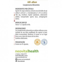 Neo Phytogranules Ail 45 Gélules
