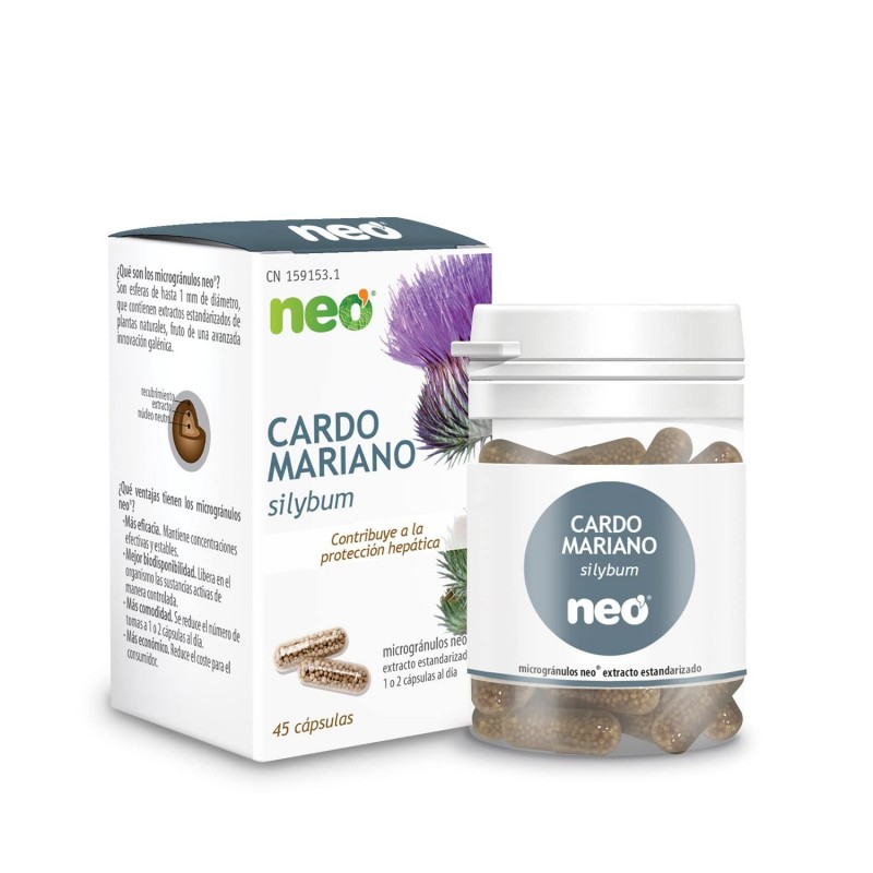 Neo Fitogranulos Cardo Mariano 45 Cápsulas Neo Fitogranulos Cardo Mariano 45 Cápsulas