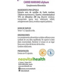 Neo Phytogranules Milk Thistle 45 Capsules