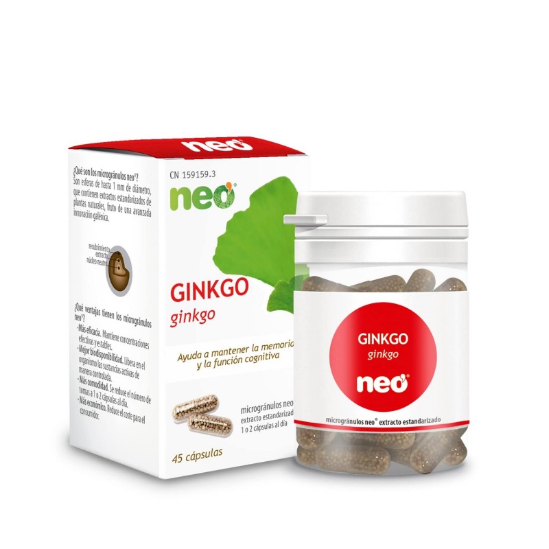 Neo Fitogranules Ginkgo Biloba 45 Gélules