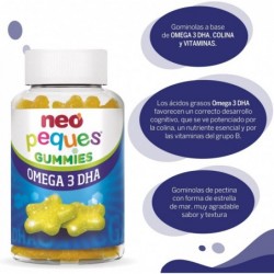 Neo Peques Gummies Omega 3 Dha 30 Gummies