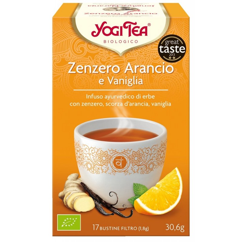Yogi Tea Jengibre/Vainilla/Naranja 2g x 17 Bolsitas