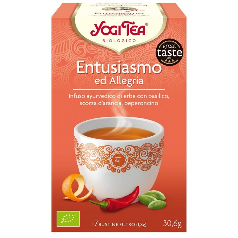 Yogi Tea Gioia di vivere Comodo 17 bustine Yogi Tea Gioia di vivere Comodo 17 bustine
