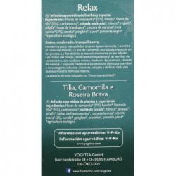 Chá Yogi Relaxamento 17 Sacos