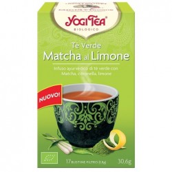 Yogi Tea Matcha Chá Verde Limão 17 Saquinhos
