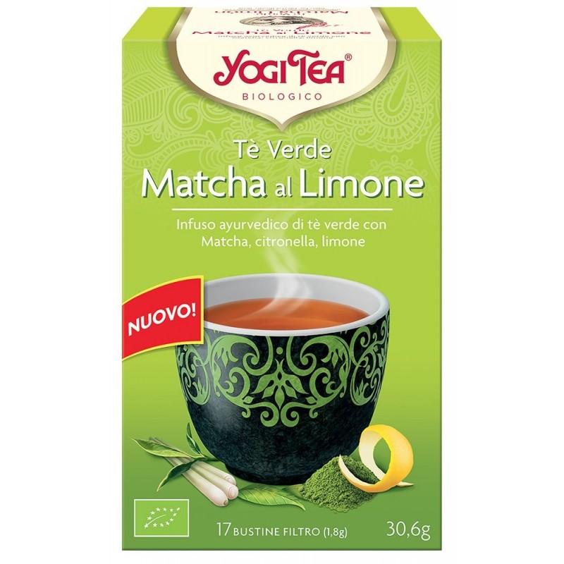 Yogi Tea Thé vert Matcha Citron 17 sachets