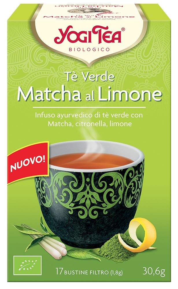 Yogi Tea Matcha Tè Verde Limone 17 Bustine
