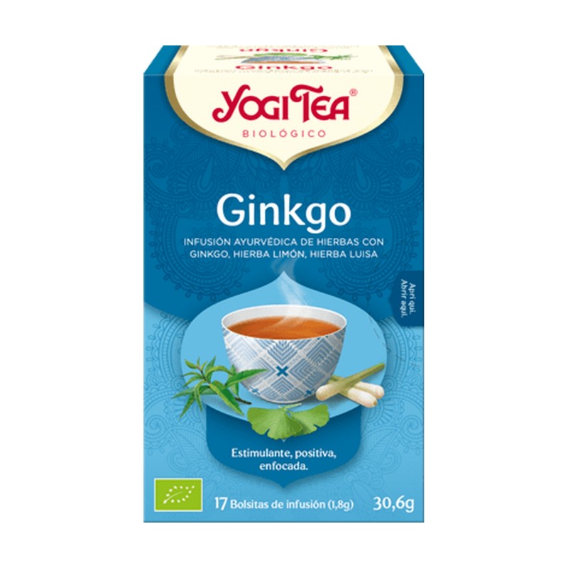 Yogi Tea Ginkgo 17 Sachets 【OFFRE EN LIGNE】