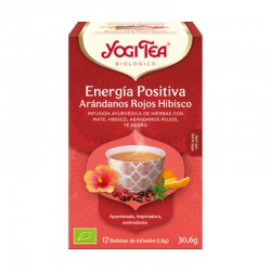 Yogi Tea Énergie Positive Myrtille Hibiscus 17 Sachets