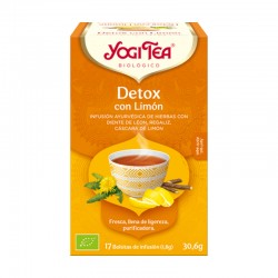 Chá Yogi Detox com Limão 17 Saquinhos