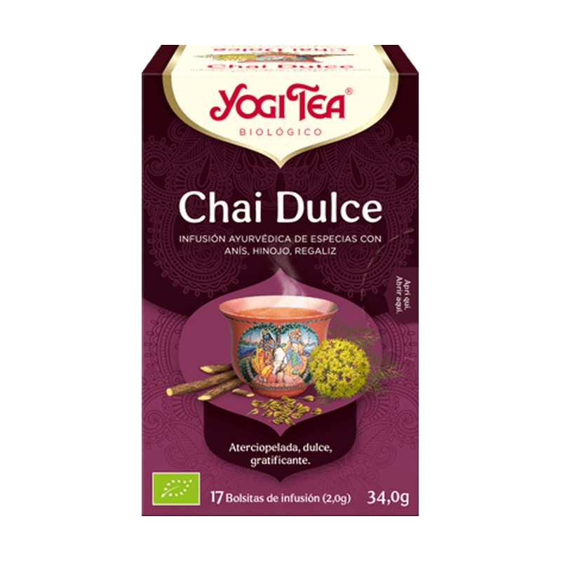 Yogi Tea Chai Dulce 17 Bolsitas