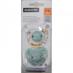 SUAVINEX Anatomical Latex Pacifier 0-6 months 1 unit (Zorro)