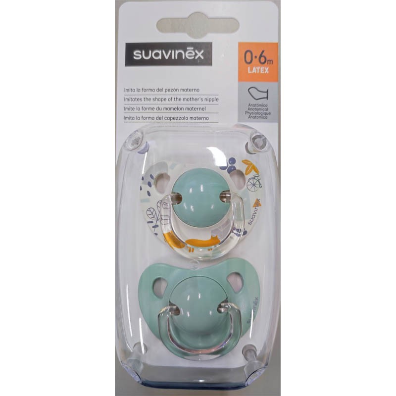 SUAVINEX Succhietto anatomico in lattice 0-6 mesi 1 unità (Zorro)