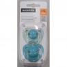 SUAVINEX Duplo Anatomical Latex Pacifier +18 months (Blue-Stripes)