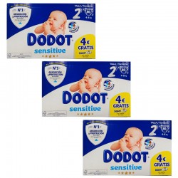 DODOT Sensitive Newborn Diapers Size 2 Triple 80 Units