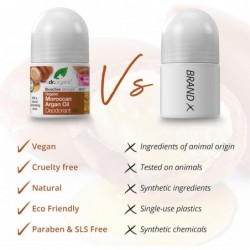 Dr Organic Deodorante all'Olio di Argan 50 ml