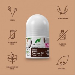 Dr Organic Coconut Oil Deodorant 50 ml