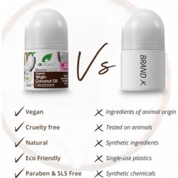 Dr Organic Desodorante de Aceite de Coco 50 ml