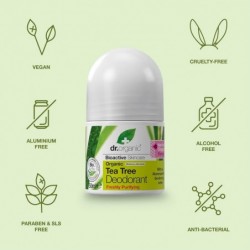 Dr Déodorant Arbre à Thé Bio 50 ml