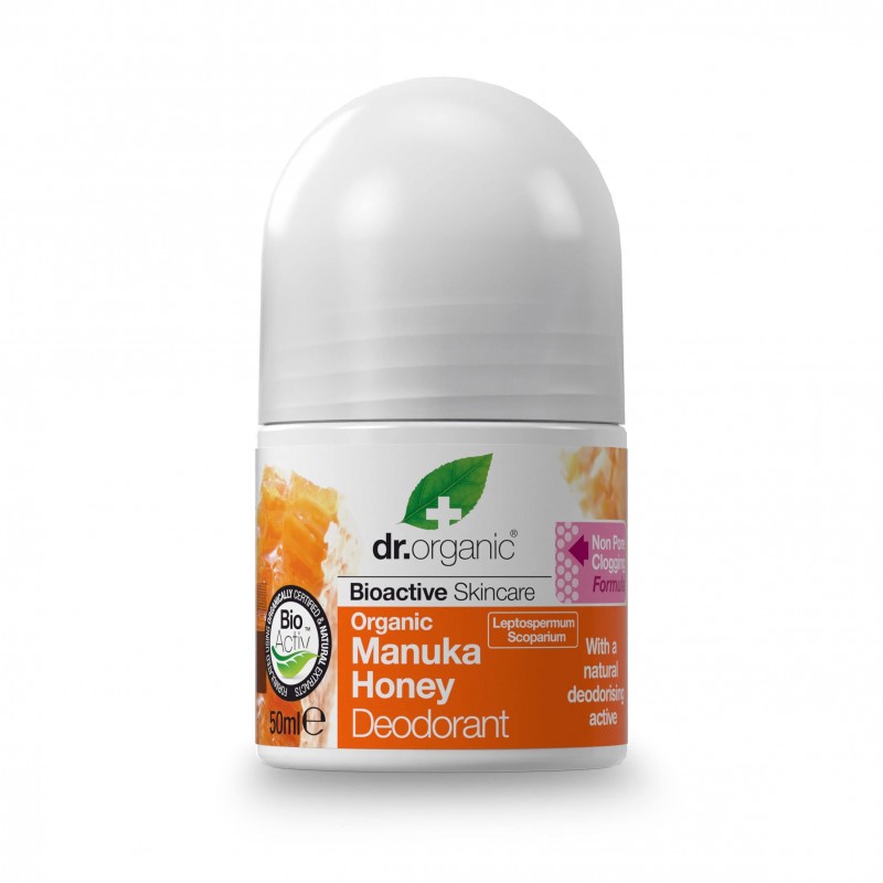 Dr Organic Deodorante al Miele di Manuka 50 ml