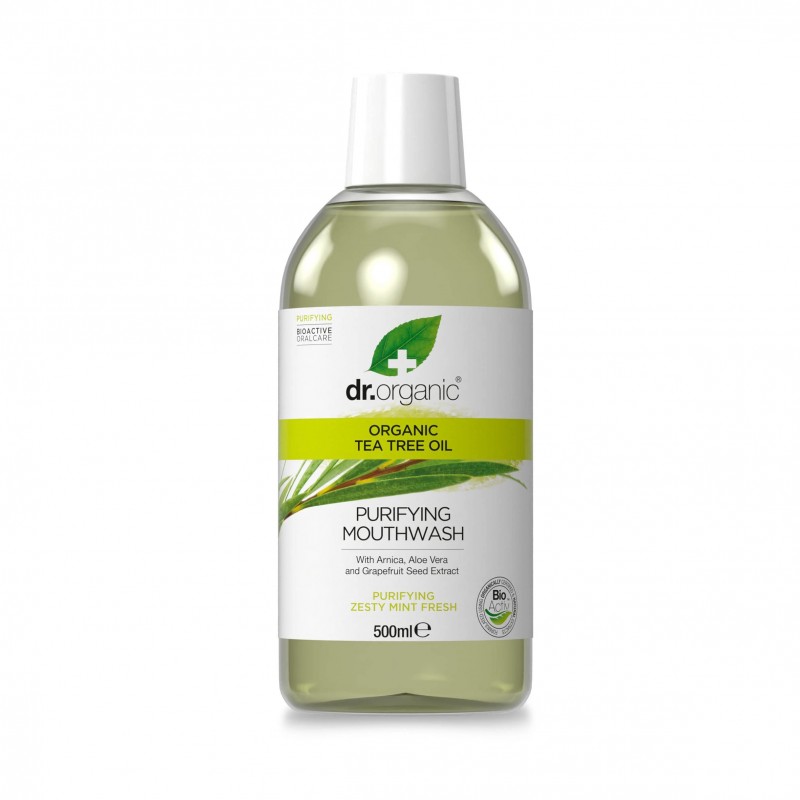 Dr Organic Bain de Bouche à l'Arbre à Thé 500 ml