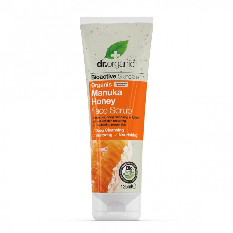 Dr Organic Gommage Visage au Miel de Manuka 125 ml