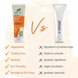 Dr Organic Gommage Visage au Miel de Manuka 125 ml