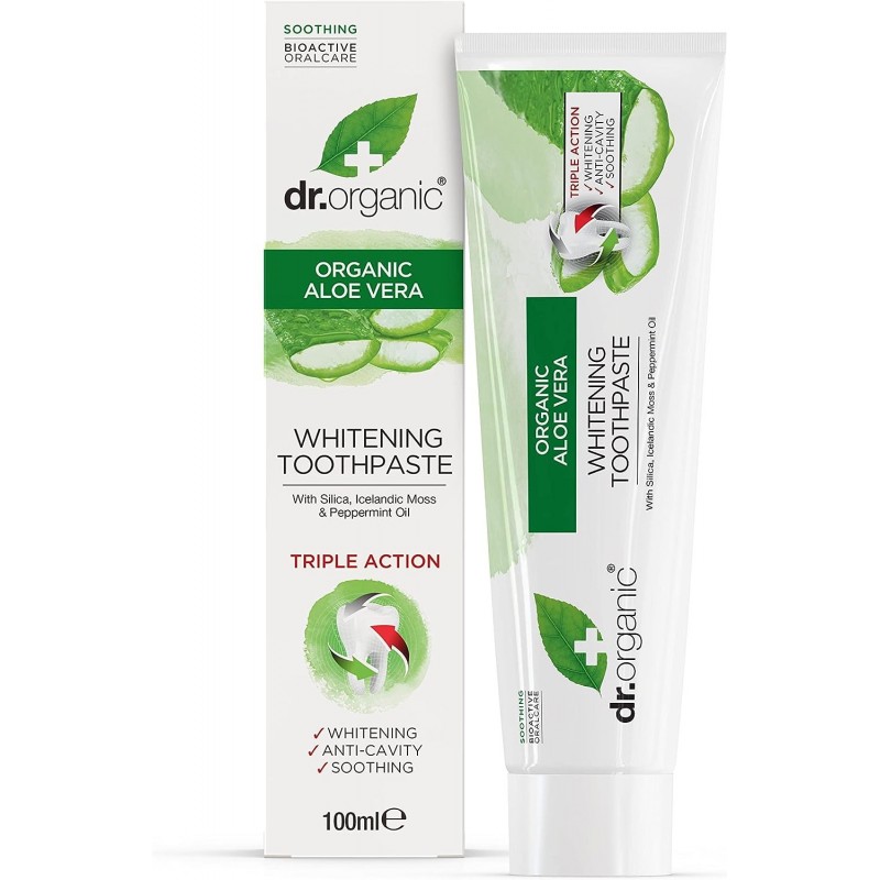 Dr Dentifricio biologico all'Aloe Vera 100 ml Dr Dentifricio biologico all'Aloe Vera 100 ml