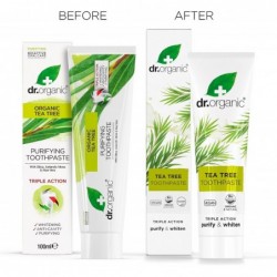 Dr Dentifricio biologico all'albero del tè 100 ml