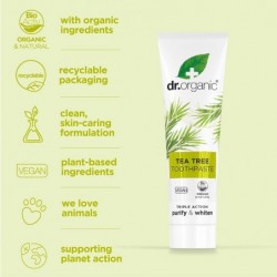 Dr Dentifricio biologico all'albero del tè 100 ml
