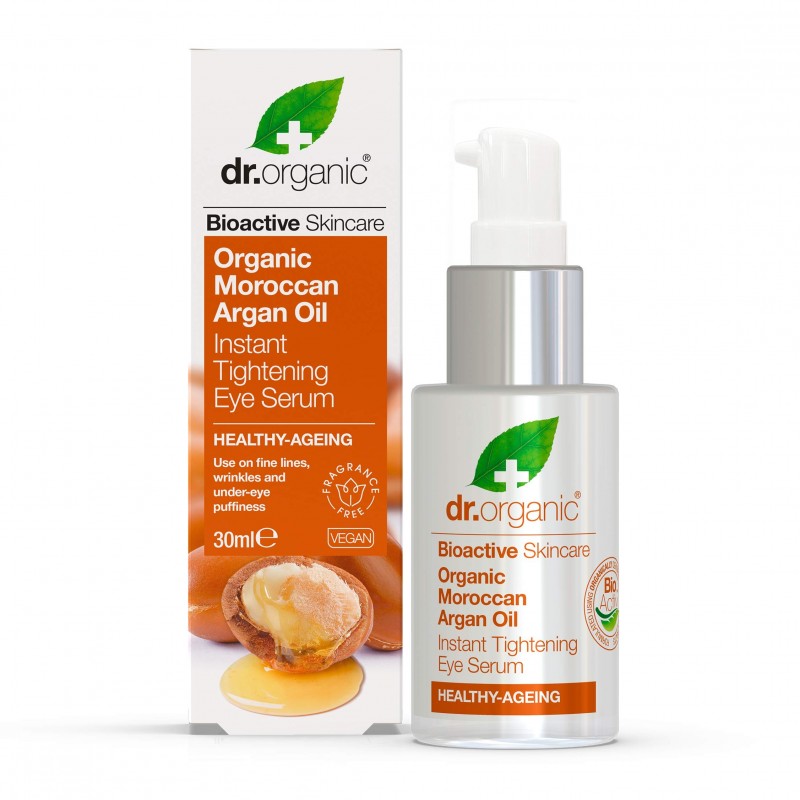 Sérum contour des yeux raffermissant instantané à l'argan Dr Organic