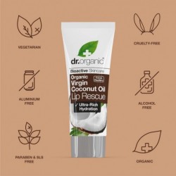 Dr Organic Sérum à Lèvres à l'Huile de Coco 10 ml