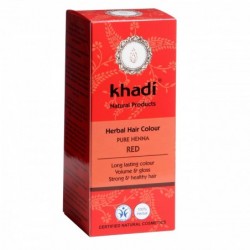 Khadi Henna Natural 100% Vermelho Puro 100 g
