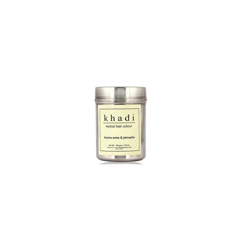 Natural Khadi Henna With Amla And Red Jatropha 100 g Natural Khadi Henna With Amla And Red Jatropha 100 g