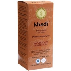 Khadi Herbal Color Avelã Marrom 100 g