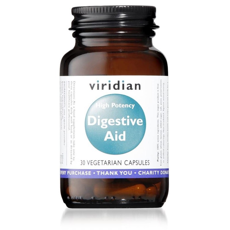 Viridian High Potency Digestive Aid 30 Vcaps