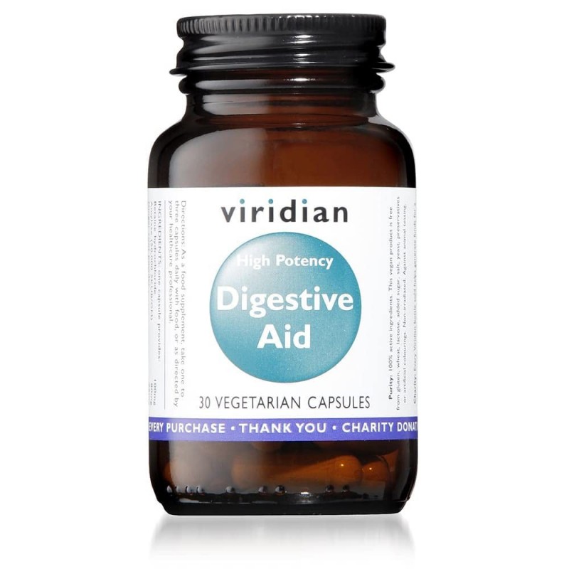 Viridian Aide digestive haute puissance 30 Vcaps Viridian Aide digestive haute puissance 30 Vcaps