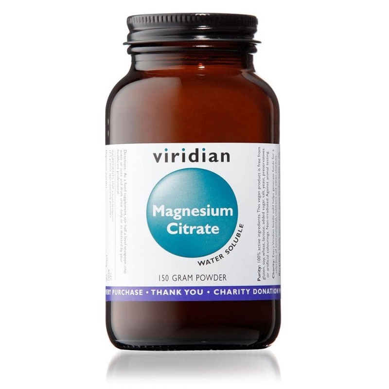 Viridian Magnesium Citrate Powder 150 g