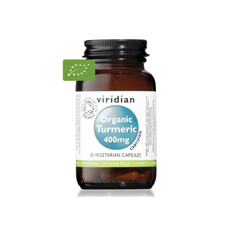 Viridian Curcuma Bio 400 mg 30 vegane Kapseln Viridian Curcuma Bio 400 mg 30 vegane Kapseln