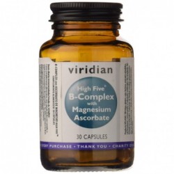 Viridian High Five B-Complex con ascorbato Mg 30 Vcaps